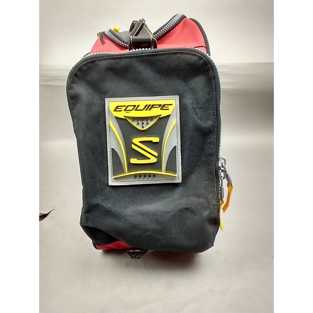 Salomon Equipe Ski Boot Bag Red Black Gear Carrier Adjustable Strap Vintage - Picture 2 of 14